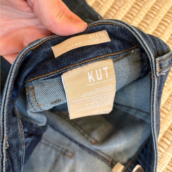 Kut from Kloth Reese High Rise Utility Straight Jean - Picture 7 of 9